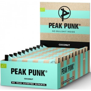 PEAK PUNK Organic Energy Bar Coconut (15x38g)