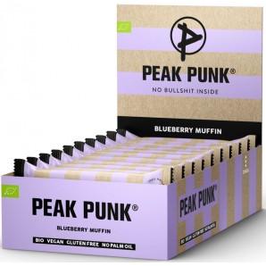 PEAK PUNK Organic Oat Flapjack Blueberry Muffin (12x60g)