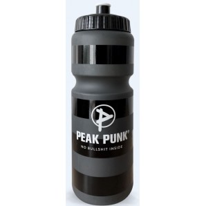 PEAK PUNK Sportbottle Clear Black (750ml)