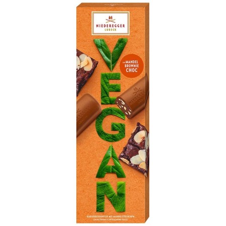 Niederegger Lübeck vegane Mandel Brownie Choc Pralinen (100g)