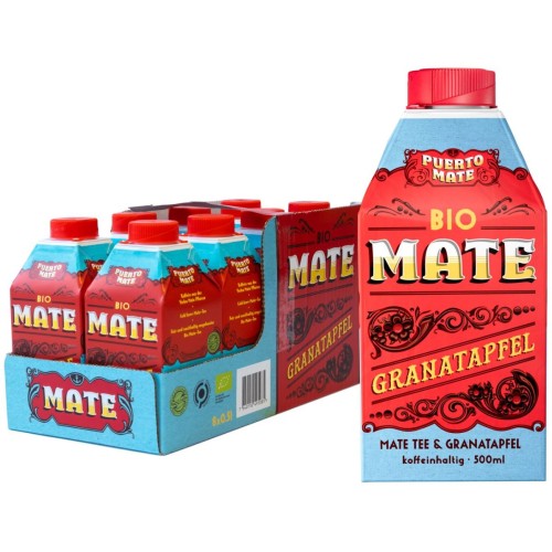 Acquista Puerto Mate Tè Freddo Melograno (8 x 500ml) online Kitchencorner
