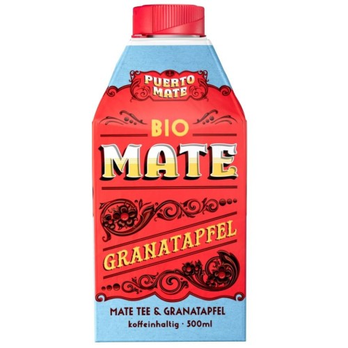 PUERTO MATE BIO Mate & Granatapfel (8x500ml)