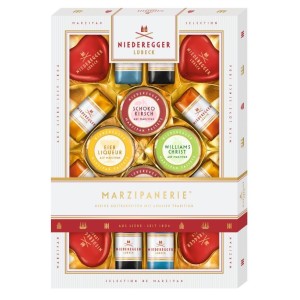 Niederegger Lübeck Marzipanerie Pralines au chocolat noir assorties (206g)