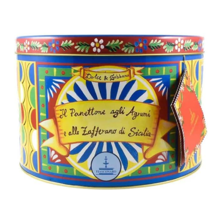 Acquista online il Panettone Fiasconaro D&G agli Agrumi & Zafferano (1kg) Kitchencorner