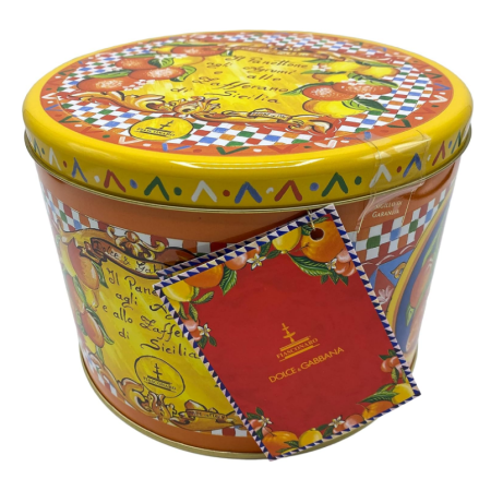 Acquista online il Panettone Fiasconaro D&G agli Agrumi & Zafferano (1kg) Kitchencorner