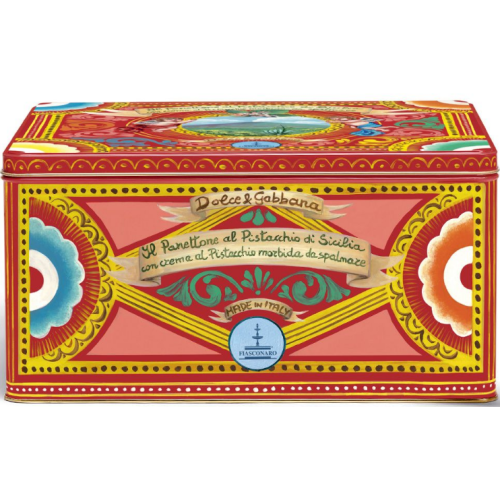 Acquista il Panettone al pistacchio di Sicilia Fiasconaro D&G (600g) | Kitchencorner
