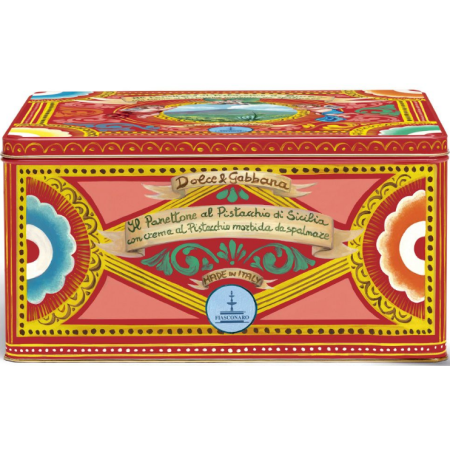 Acquista il Panettone al pistacchio di Sicilia Fiasconaro D&G (600g) | Kitchencorner