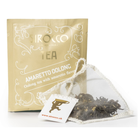 Sirocco Buy Amaretto Oolong tea bags (20 pcs) online | Kitchencorner