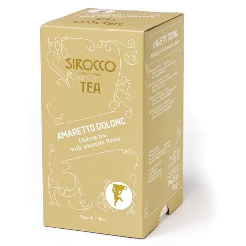Sirocco Buy Amaretto Oolong tea bags (20 pcs) online | Kitchencorner
