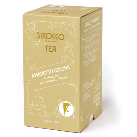 Sirocco Buy Amaretto Oolong tea bags (20 pcs) online | Kitchencorner