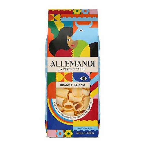 Paccheri Allemandi (500g) - Premium Röhrenpasta aus Italien